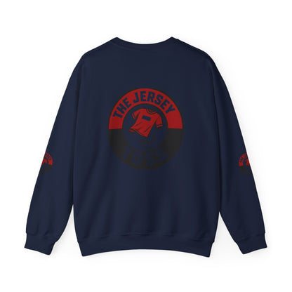 Jersey Toss Crewneck Sweatshirt, Cozy Unisex Pullover, Perfect for Sports Fans, Casual Wear, Holiday Gift, Comfortable Layering