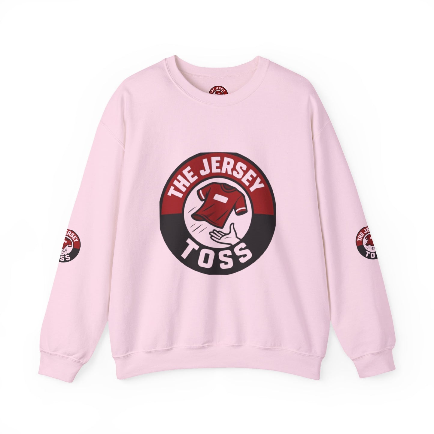 Jersey Toss Crewneck Sweatshirt, Cozy Unisex Pullover, Perfect for Sports Fans, Casual Wear, Holiday Gift, Comfortable Layering