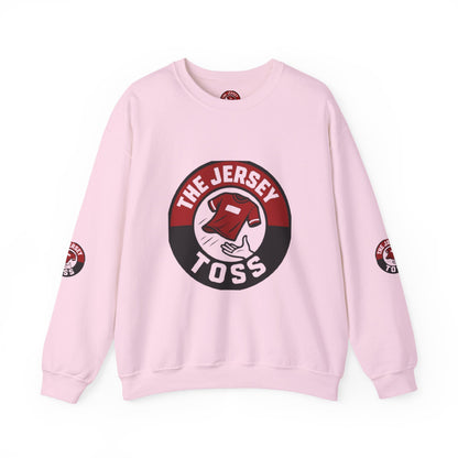 Jersey Toss Crewneck Sweatshirt, Cozy Unisex Pullover, Perfect for Sports Fans, Casual Wear, Holiday Gift, Comfortable Layering