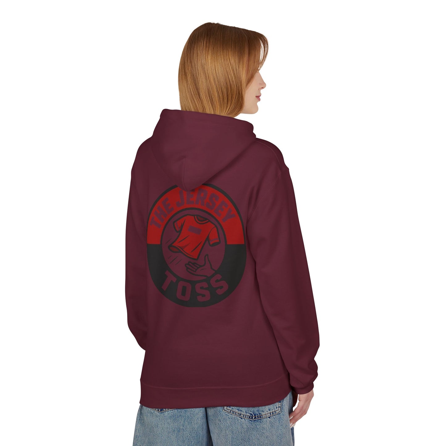 Jersey Toss Hoodie: Perfect for Game Days, Sports Events, Team Spirit, Gifts, Unisex Apparel