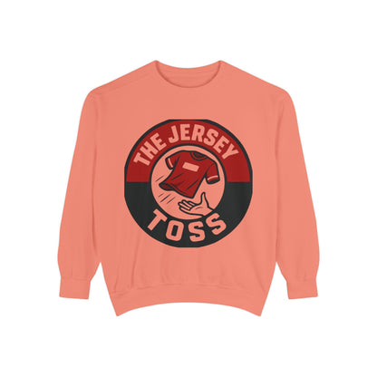 Jersey Toss Sweatshirt, Unisex Sports Apparel, Perfect for Game Day, Casual Wear, Gift for Sports Fans, Jersey Toss Design