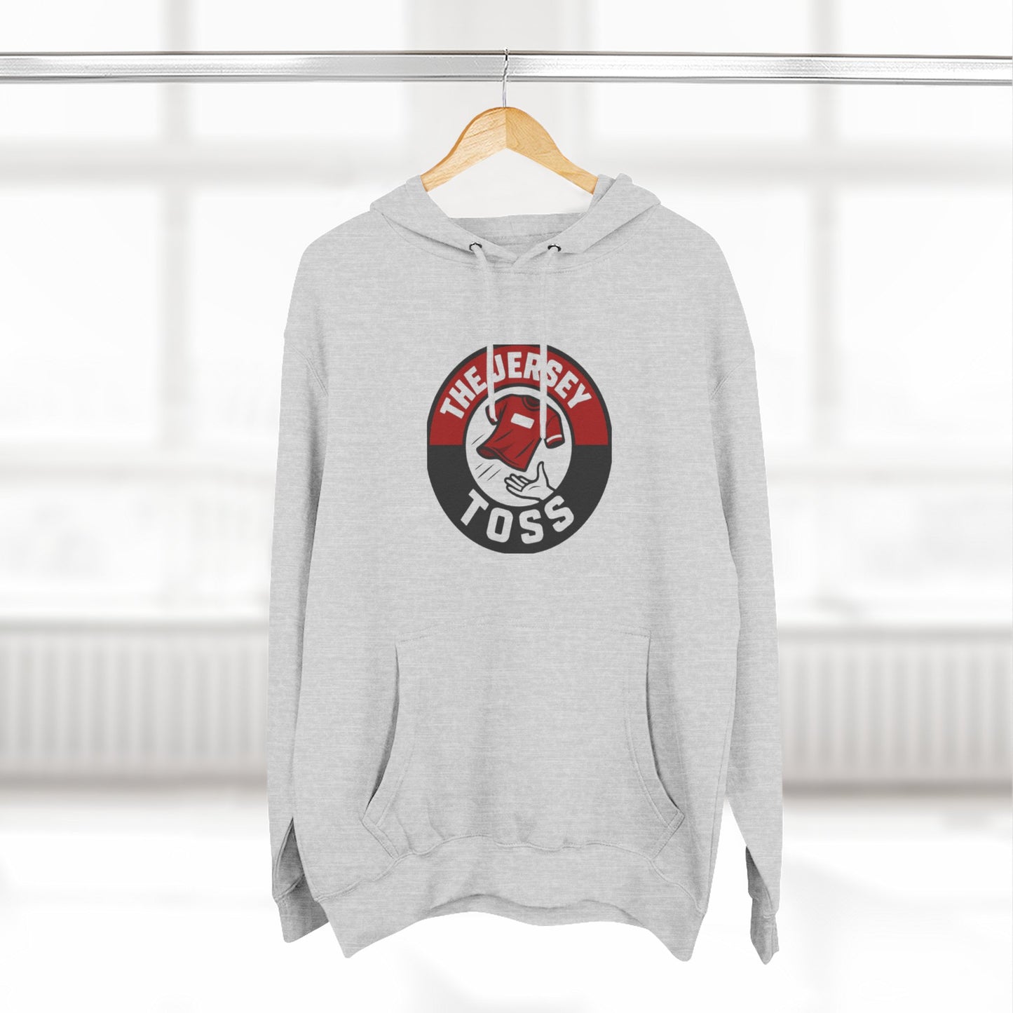 Three-Panel Fleece Hoodie