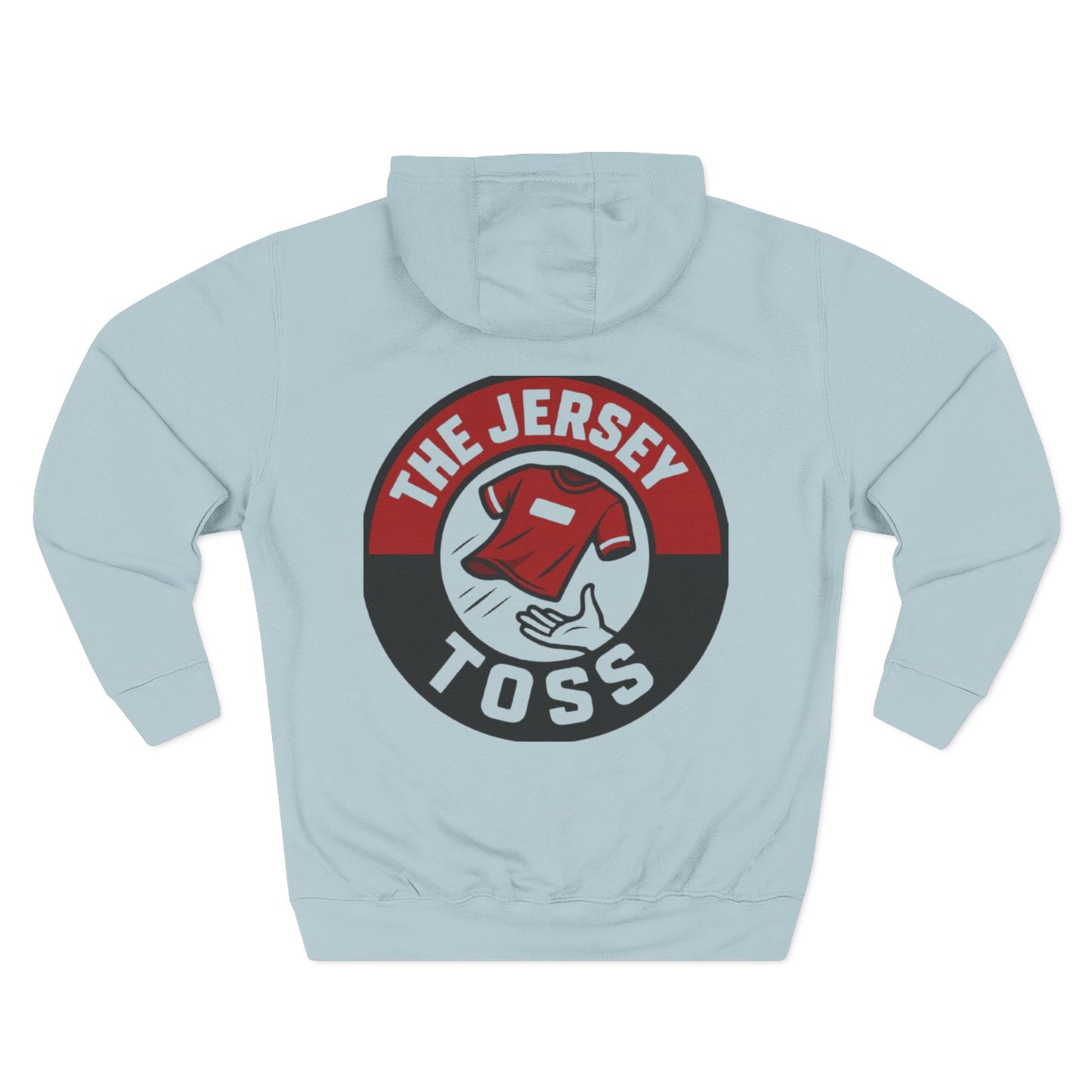 The Jersey Toss Fleece Hoodie | Cozy Sportswear for Game Days, Perfect Gift for Sports Fans, Autumn Fashion, Unisex Hoodie