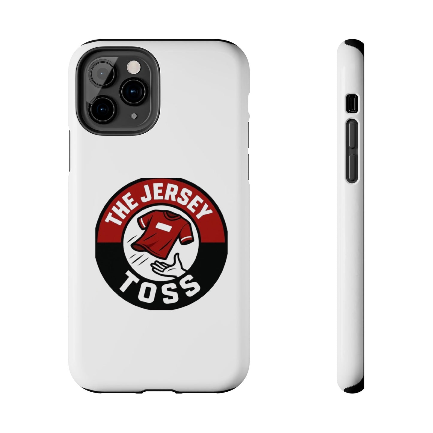 Tough Phone Cases with 'The Jersey Toss' Design - Sports Gifts, Cool Accessories, Football Fan Merchandise, Unique Decor, Gift for Him/Her