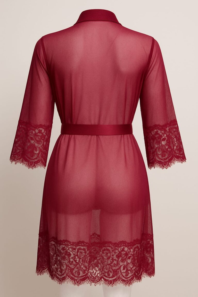 Tajveen Crimson Allure Robe
