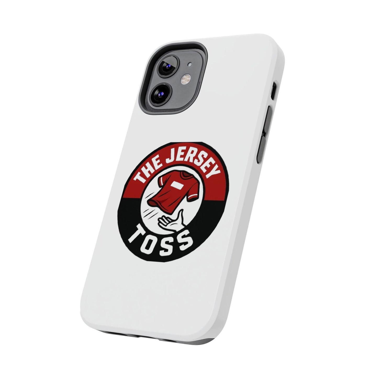 Tough Phone Cases with 'The Jersey Toss' Design - Sports Gifts, Cool Accessories, Football Fan Merchandise, Unique Decor, Gift for Him/Her