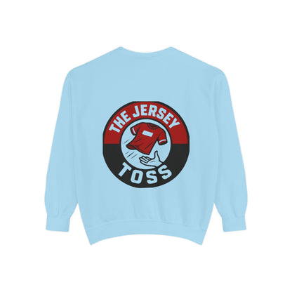 Jersey Toss Sweatshirt, Unisex Sports Apparel, Perfect for Game Day, Casual Wear, Gift for Sports Fans, Jersey Toss Design