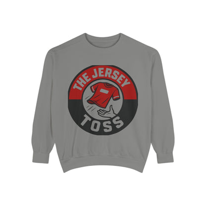 Jersey Toss Sweatshirt, Unisex Sports Apparel, Perfect for Game Day, Casual Wear, Gift for Sports Fans, Jersey Toss Design