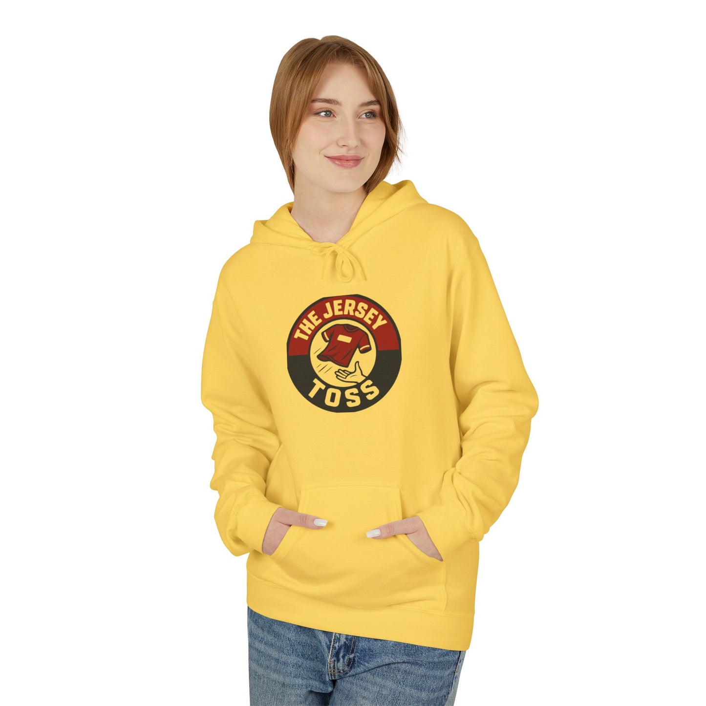 Jersey Toss Hoodie: Perfect for Game Days, Sports Events, Team Spirit, Gifts, Unisex Apparel