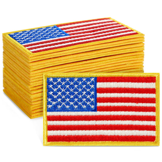 pack of 20 USA Embroidery Patches