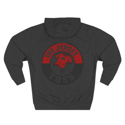 The Jersey Toss Fleece Hoodie | Cozy Sportswear for Game Days, Perfect Gift for Sports Fans, Autumn Fashion, Unisex Hoodie