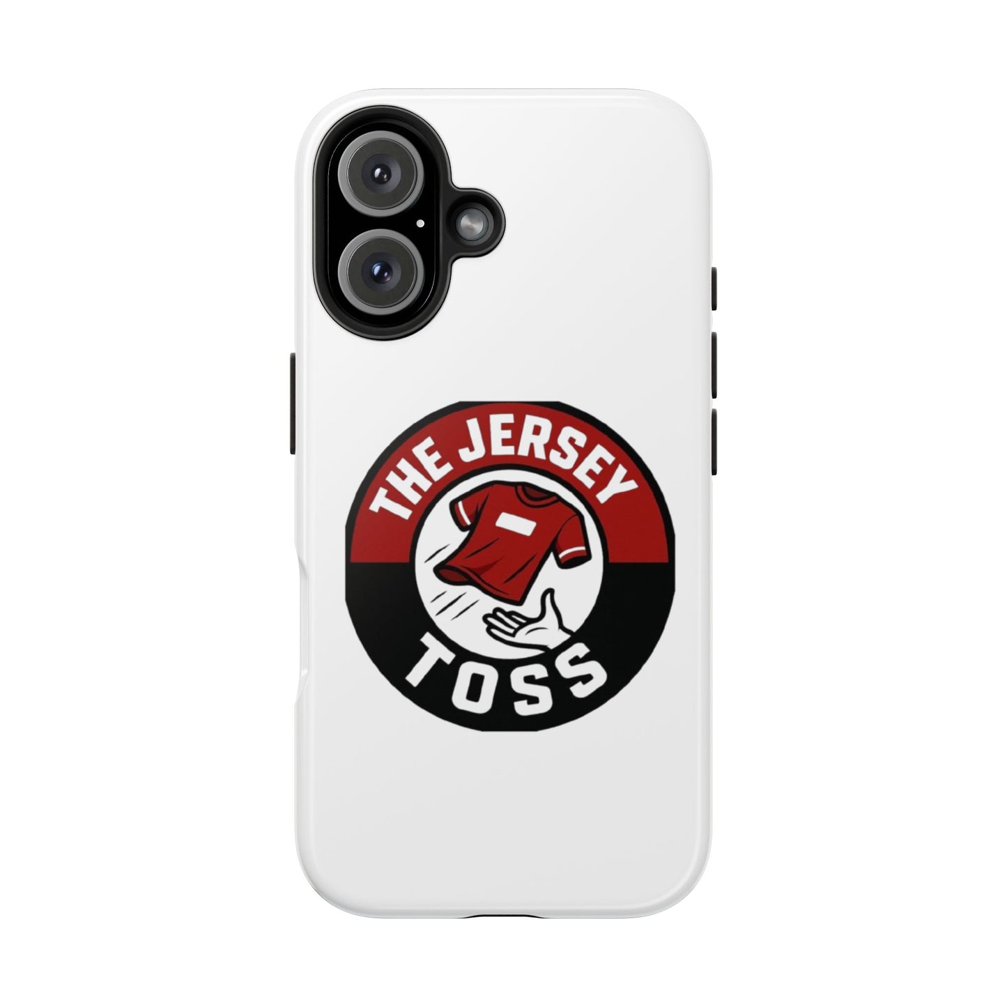 Tough Phone Cases with 'The Jersey Toss' Design - Sports Gifts, Cool Accessories, Football Fan Merchandise, Unique Decor, Gift for Him/Her