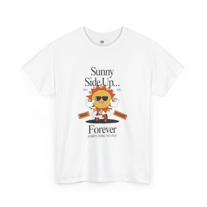 Sunny Side Up Unisex Heavy Cotton Tee - Smile Forever Graphic Shirt