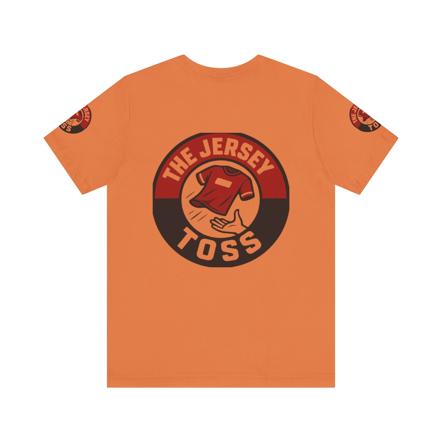 Jersey Toss Tee, Unisex Short Sleeve Shirt, Sports Fan Apparel, Game Day Outfit, Gift for Athletes, Casual Wear