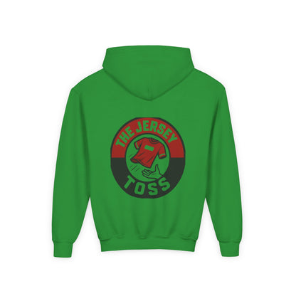 Youth Jersey Toss Hoodie | Fun Sports Apparel for Teens, Birthday Gift, Team Spirit Gear, Casual Wear, Game Day Hoodie