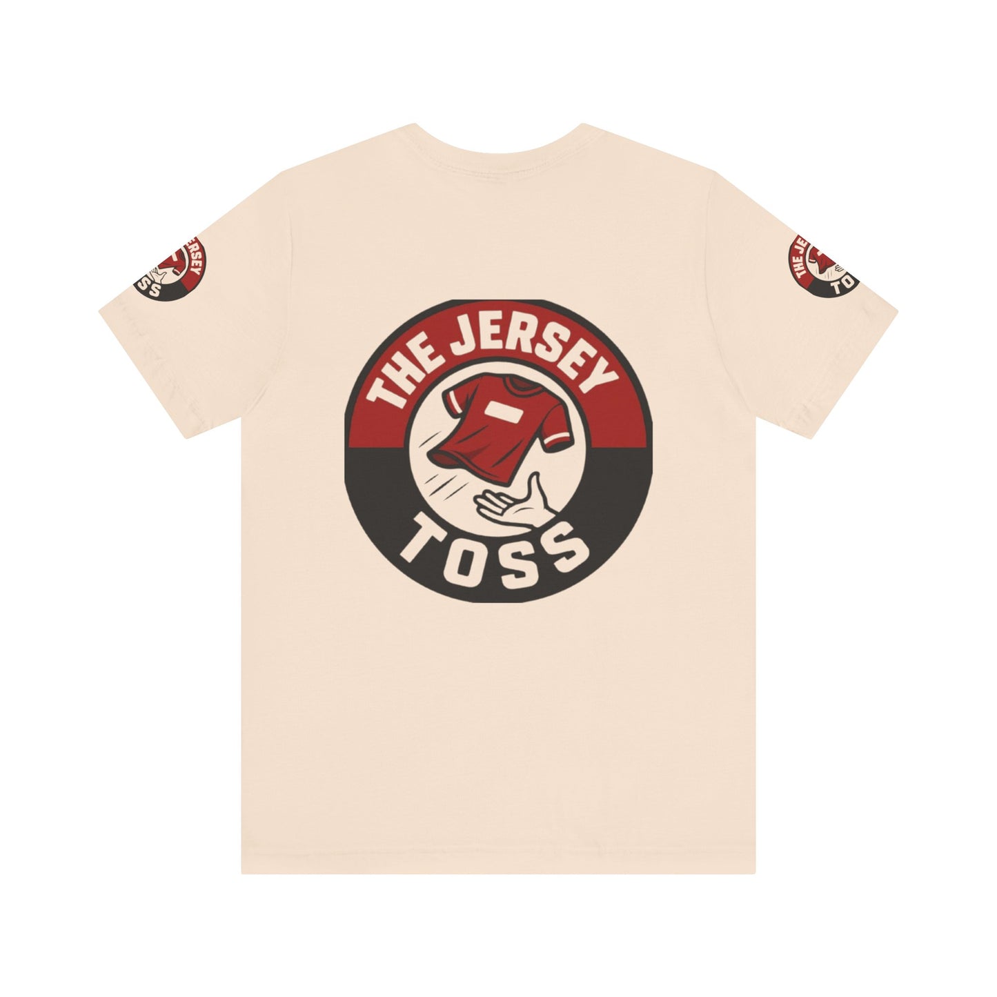 Jersey Toss Tee, Unisex Short Sleeve Shirt, Sports Fan Apparel, Game Day Outfit, Gift for Athletes, Casual Wear
