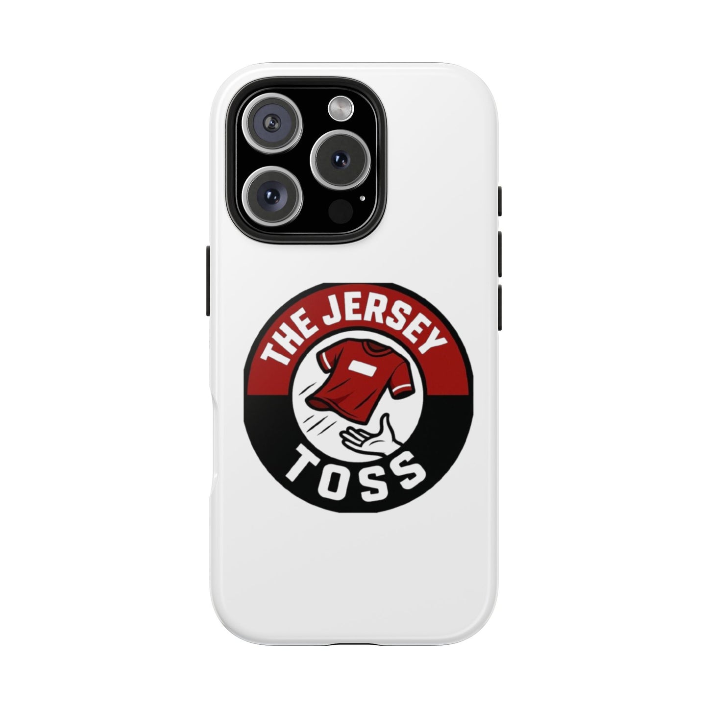 Tough Phone Cases with 'The Jersey Toss' Design - Sports Gifts, Cool Accessories, Football Fan Merchandise, Unique Decor, Gift for Him/Her