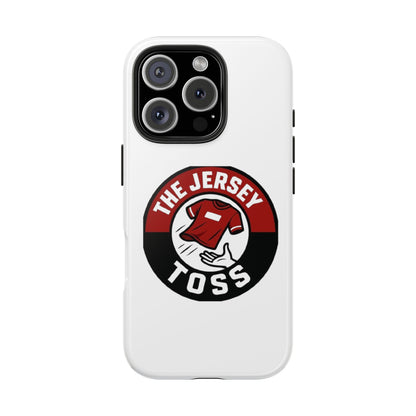 Tough Phone Cases with 'The Jersey Toss' Design - Sports Gifts, Cool Accessories, Football Fan Merchandise, Unique Decor, Gift for Him/Her