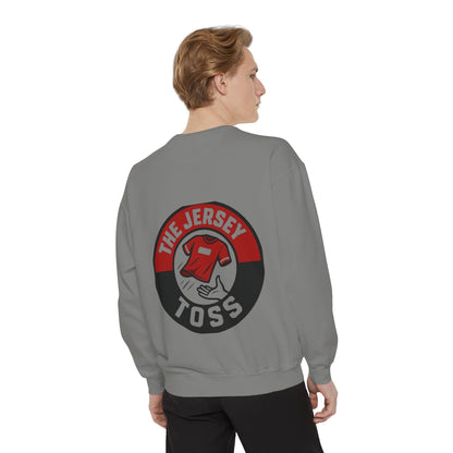 Jersey Toss Sweatshirt, Unisex Sports Apparel, Perfect for Game Day, Casual Wear, Gift for Sports Fans, Jersey Toss Design