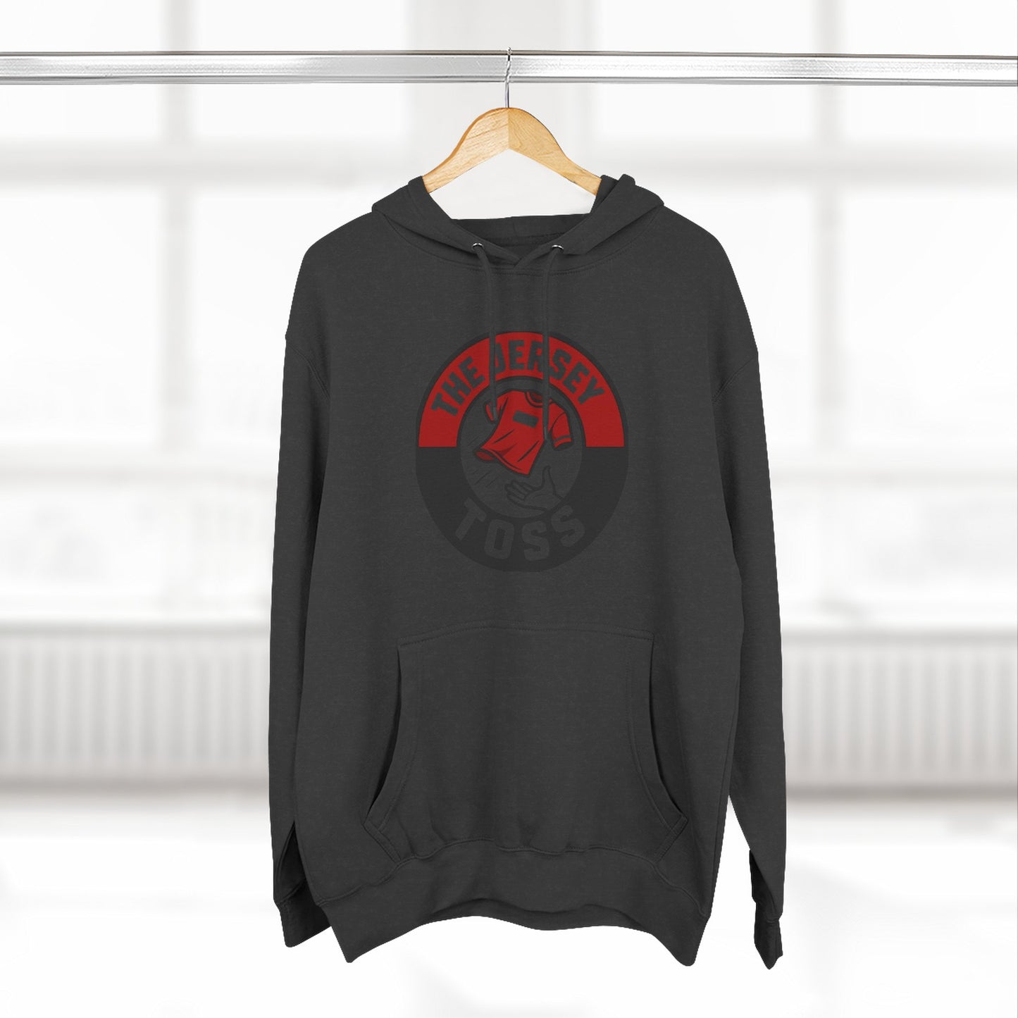 Copy of The Jersey Toss Fleece Hoodie | Cozy Sportswear for Game Days, Perfect Gift for Sports Fans, Autumn Fashion, Unisex Hoodie