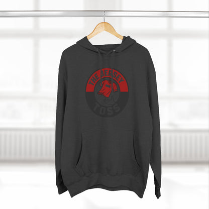 The Jersey Toss Fleece Hoodie | Cozy Sportswear for Game Days, Perfect Gift for Sports Fans, Autumn Fashion, Unisex Hoodie