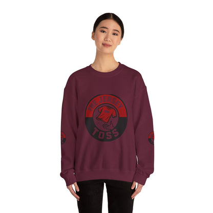 Jersey Toss Crewneck Sweatshirt, Cozy Unisex Pullover, Perfect for Sports Fans, Casual Wear, Holiday Gift, Comfortable Layering
