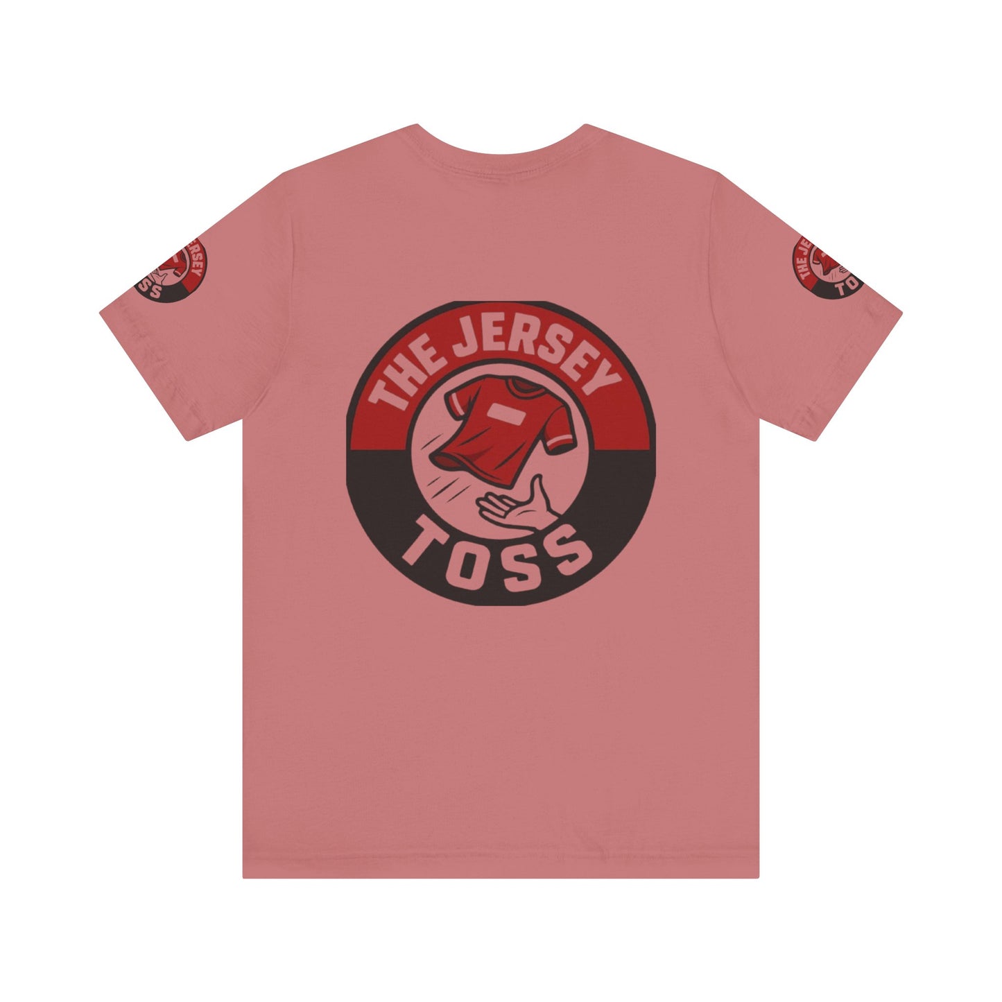 Jersey Toss Tee, Unisex Short Sleeve Shirt, Sports Fan Apparel, Game Day Outfit, Gift for Athletes, Casual Wear