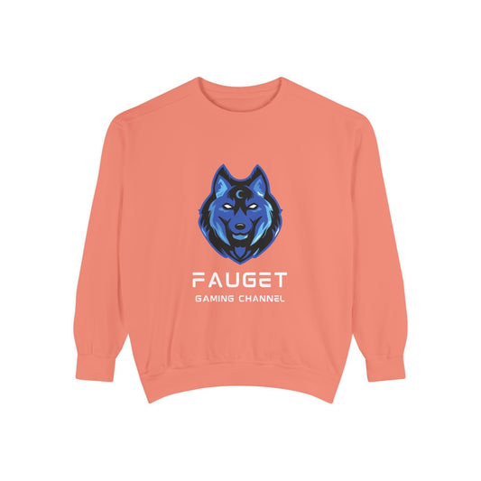 Fauget Gaming Channel Unisex Sweatshirt with Smile Design
