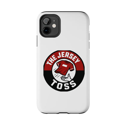 Tough Phone Cases with 'The Jersey Toss' Design - Sports Gifts, Cool Accessories, Football Fan Merchandise, Unique Decor, Gift for Him/Her