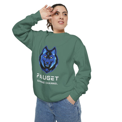 Fauget Gaming Channel Unisex Sweatshirt with Smile Design