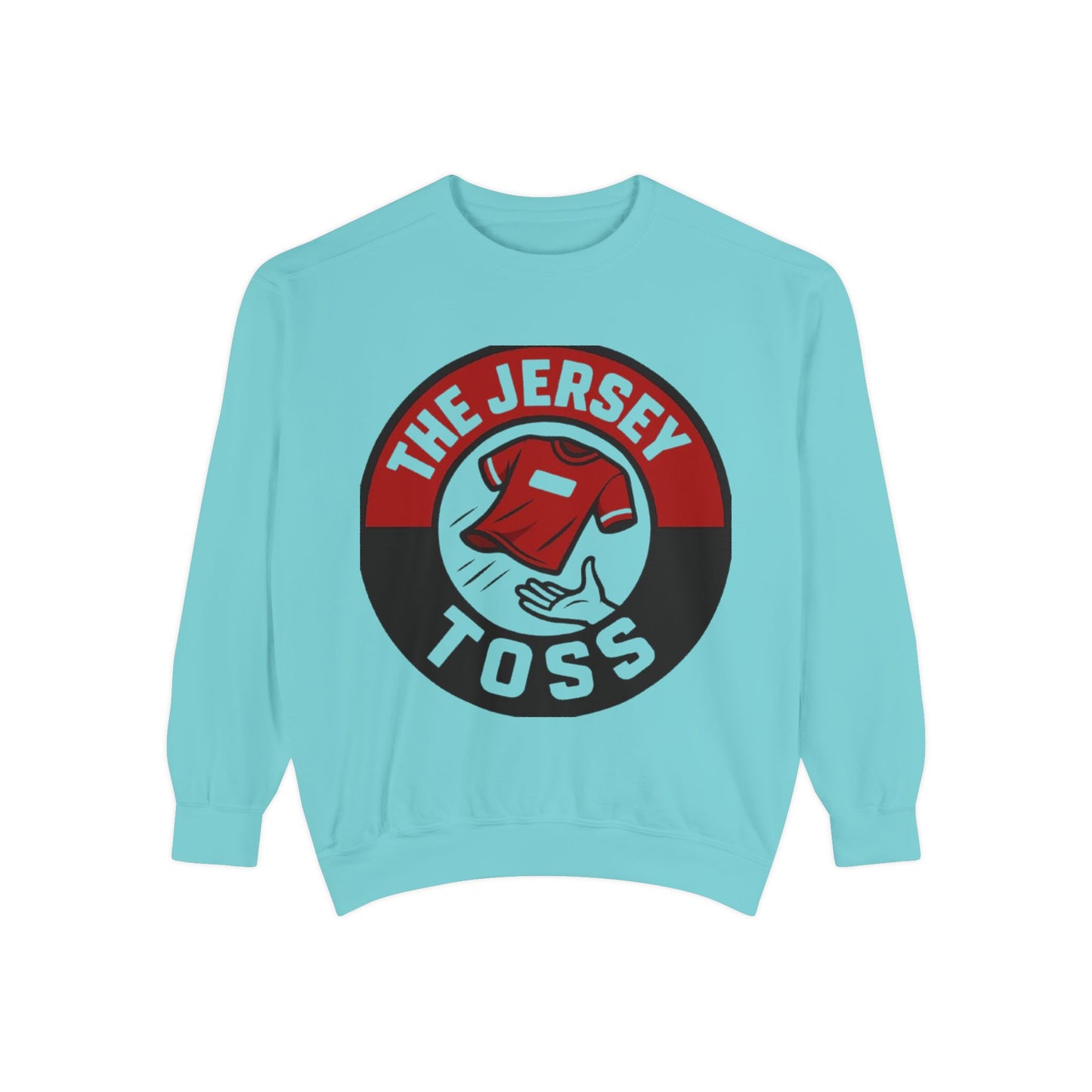 Jersey Toss Sweatshirt, Unisex Sports Apparel, Perfect for Game Day, Casual Wear, Gift for Sports Fans, Jersey Toss Design