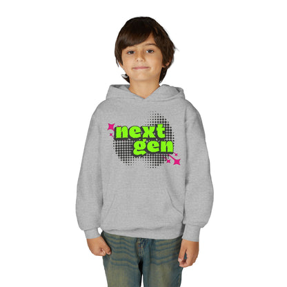 Next Gen Youth Hoodie - Trendy Heavy Blend Sweatshirt for Kids