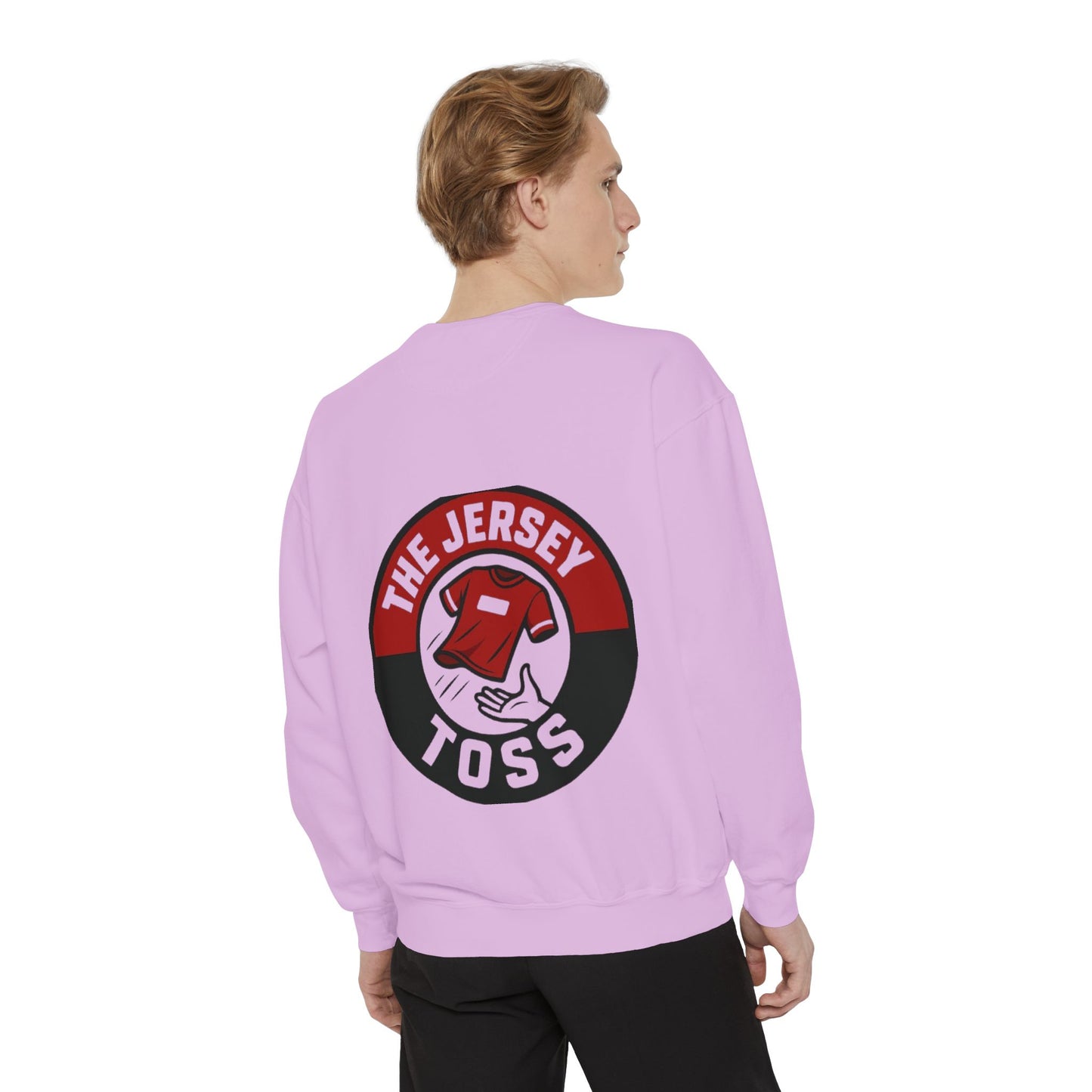Jersey Toss Sweatshirt, Unisex Sports Apparel, Perfect for Game Day, Casual Wear, Gift for Sports Fans, Jersey Toss Design