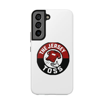 Tough Phone Cases with 'The Jersey Toss' Design - Sports Gifts, Cool Accessories, Football Fan Merchandise, Unique Decor, Gift for Him/Her