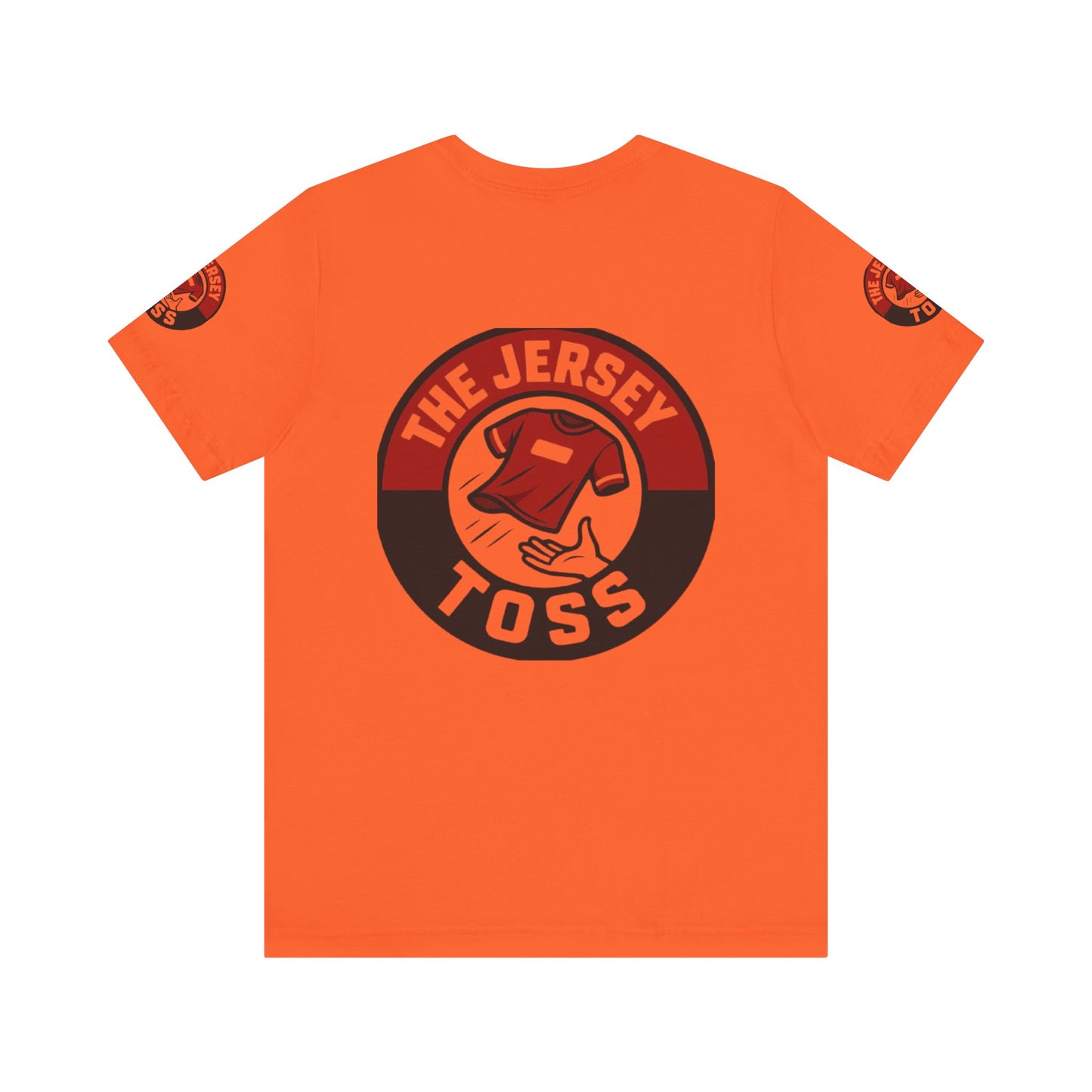 Jersey Toss Tee, Unisex Short Sleeve Shirt, Sports Fan Apparel, Game Day Outfit, Gift for Athletes, Casual Wear