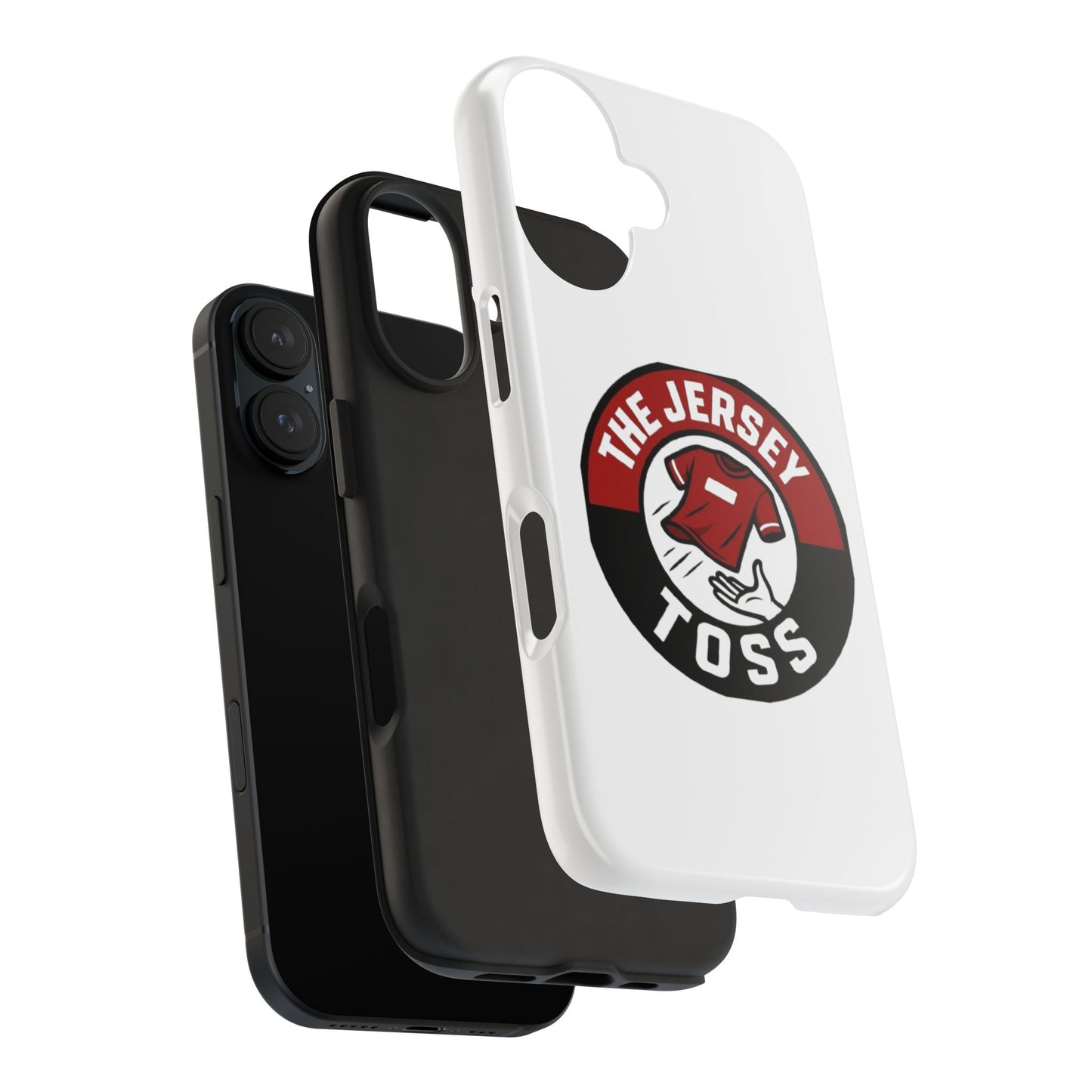 Tough Phone Cases with 'The Jersey Toss' Design - Sports Gifts, Cool Accessories, Football Fan Merchandise, Unique Decor, Gift for Him/Her