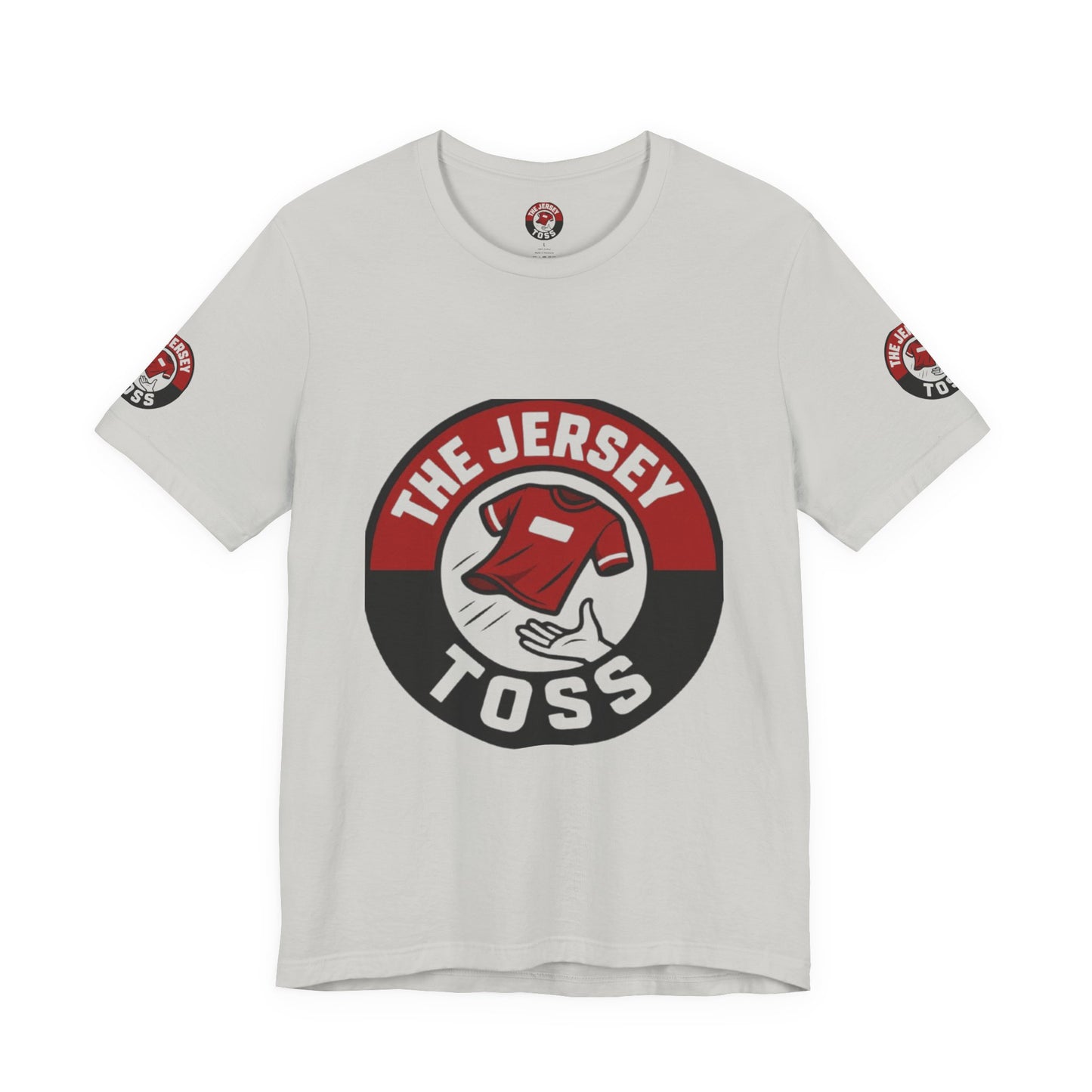 Jersey Toss Tee, Unisex Short Sleeve Shirt, Sports Fan Apparel, Game Day Outfit, Gift for Athletes, Casual Wear