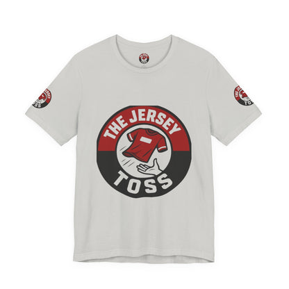 Jersey Toss Tee, Unisex Short Sleeve Shirt, Sports Fan Apparel, Game Day Outfit, Gift for Athletes, Casual Wear