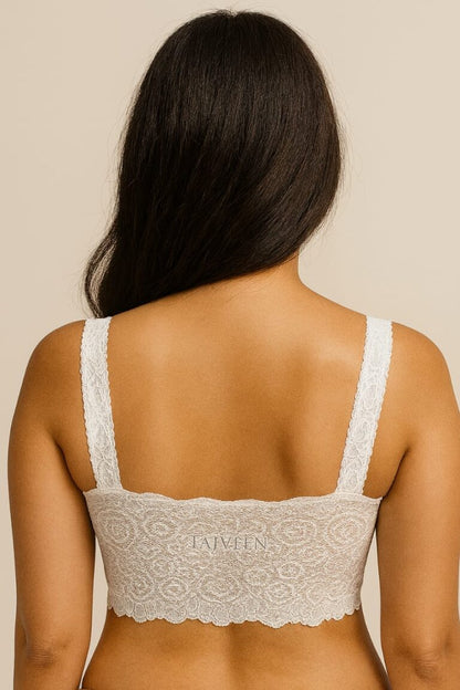 Tajveen HQ Mid Long Lace Air Bra – Style 077 F