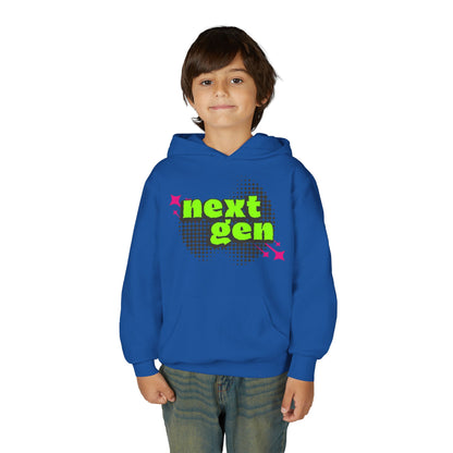 Next Gen Youth Hoodie - Trendy Heavy Blend Sweatshirt for Kids