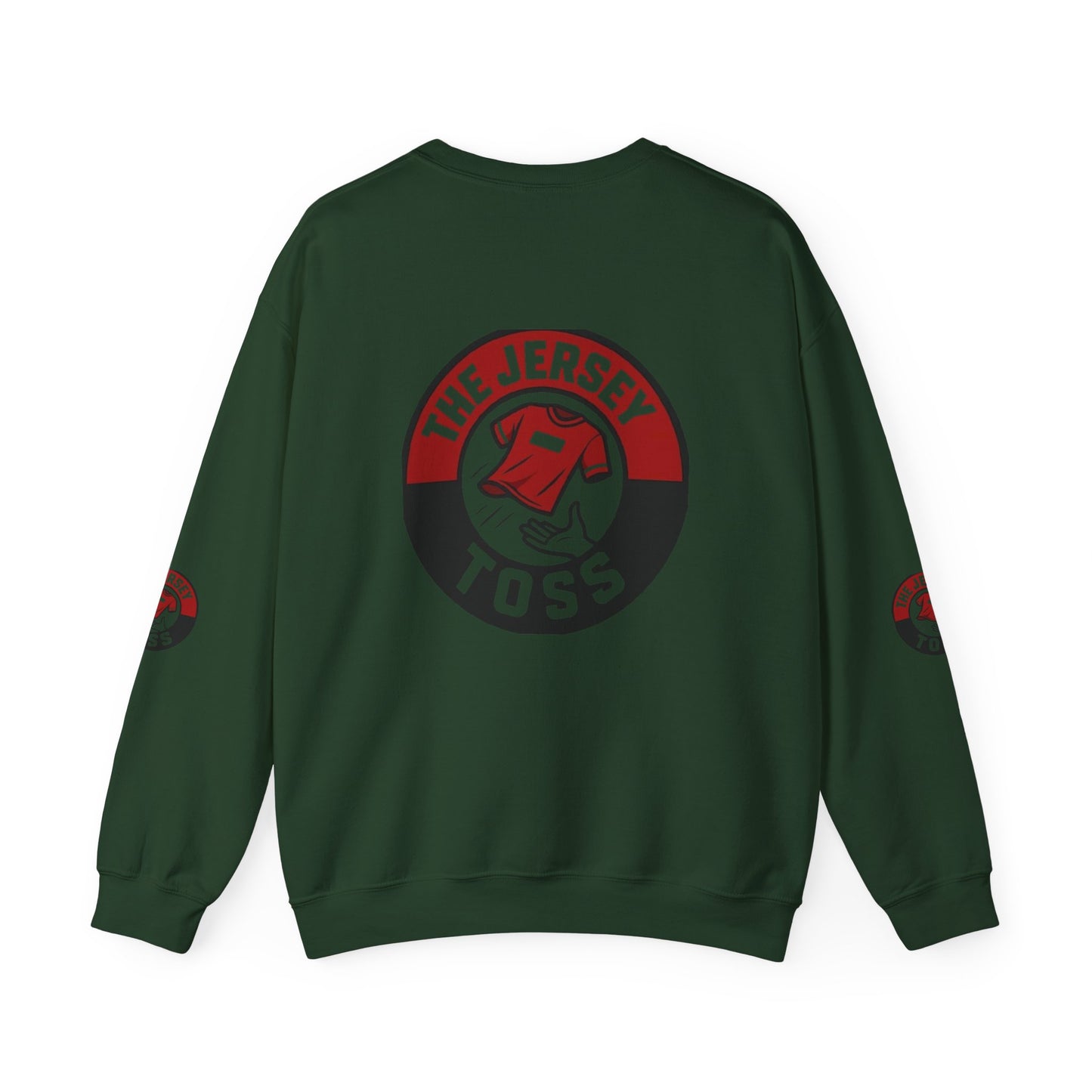 Jersey Toss Crewneck Sweatshirt, Cozy Unisex Pullover, Perfect for Sports Fans, Casual Wear, Holiday Gift, Comfortable Layering