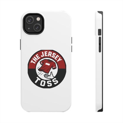 Tough Phone Cases with 'The Jersey Toss' Design - Sports Gifts, Cool Accessories, Football Fan Merchandise, Unique Decor, Gift for Him/Her