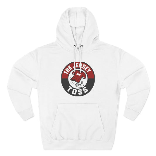 The Jersey Toss Fleece Hoodie | Cozy Sportswear for Game Days, Perfect Gift for Sports Fans, Autumn Fashion, Unisex Hoodie