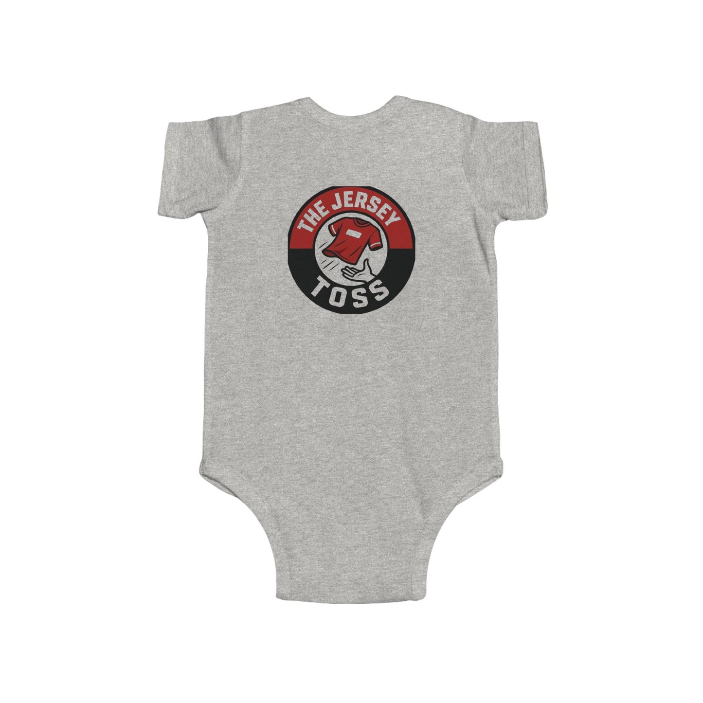 Infant Jersey Toss Bodysuit - Cute Baby Outfit, Baby Shower Gift, Newborn Clothes, Sports Theme, Playful Infant Wear
