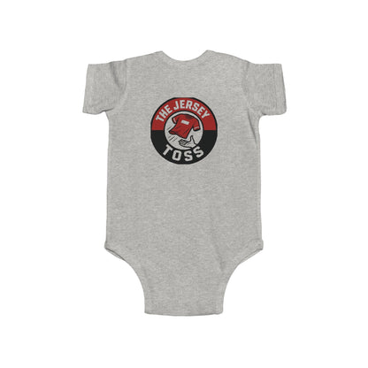 Infant Jersey Toss Bodysuit - Cute Baby Outfit, Baby Shower Gift, Newborn Clothes, Sports Theme, Playful Infant Wear