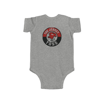 Infant Jersey Toss Bodysuit - Cute Baby Outfit, Baby Shower Gift, Newborn Clothes, Sports Theme, Playful Infant Wear