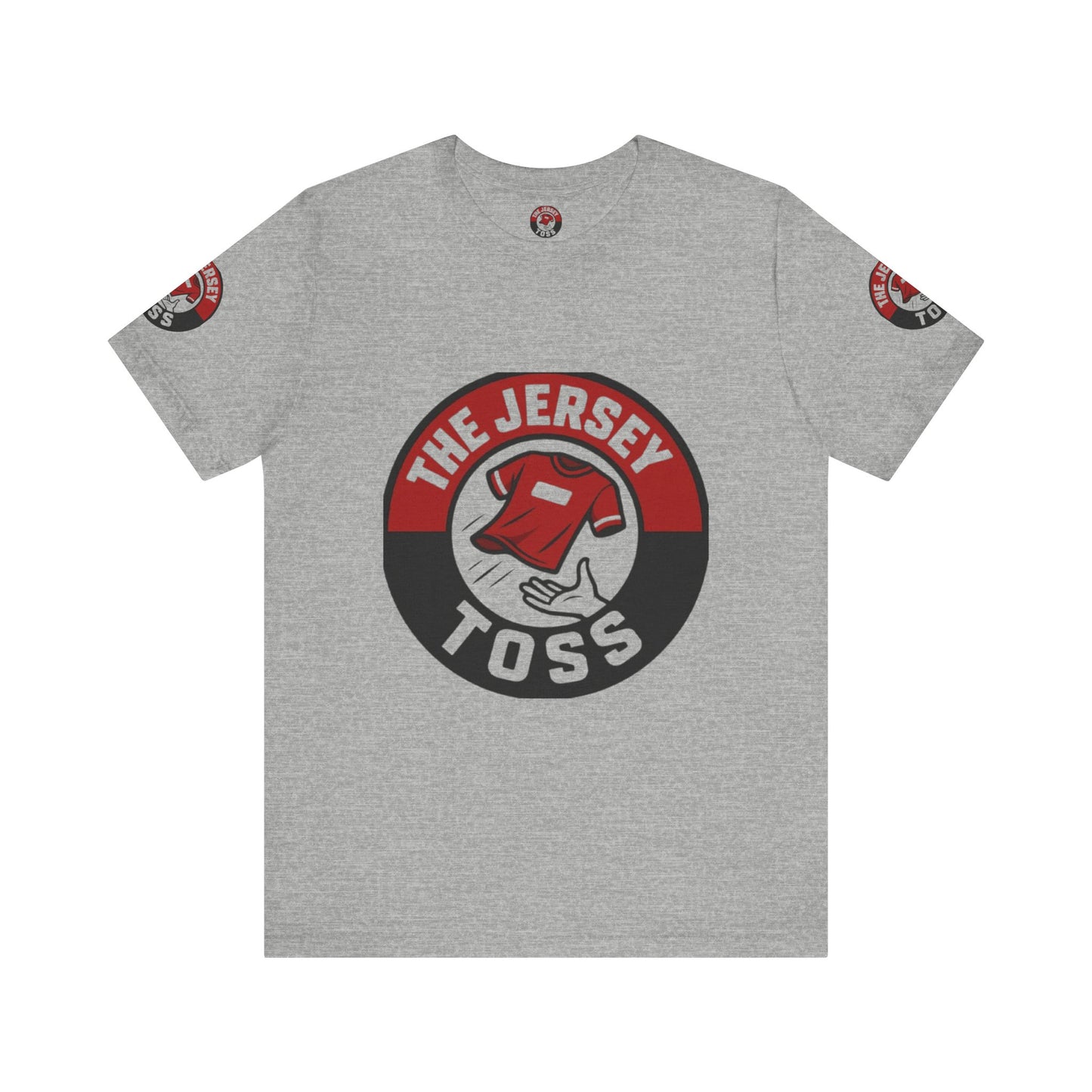 Jersey Toss Tee, Unisex Short Sleeve Shirt, Sports Fan Apparel, Game Day Outfit, Gift for Athletes, Casual Wear