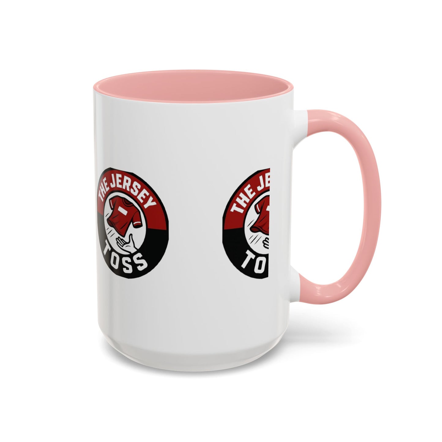 Jersey Toss Accent Coffee Mug | Unique Gift for Coffee Lovers, Home Decor, Sports Fans, Customized Mug, Fun Kitchenware