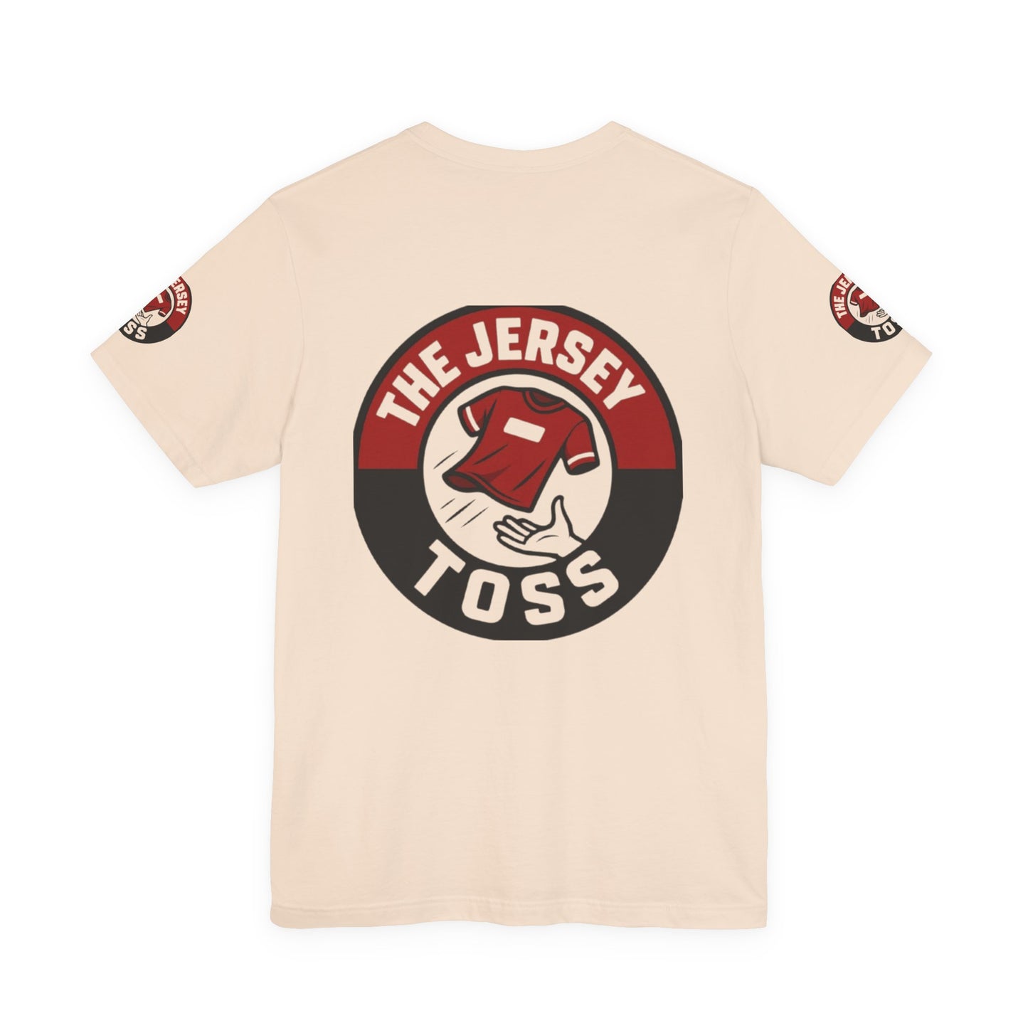 Jersey Toss Tee, Unisex Short Sleeve Shirt, Sports Fan Apparel, Game Day Outfit, Gift for Athletes, Casual Wear