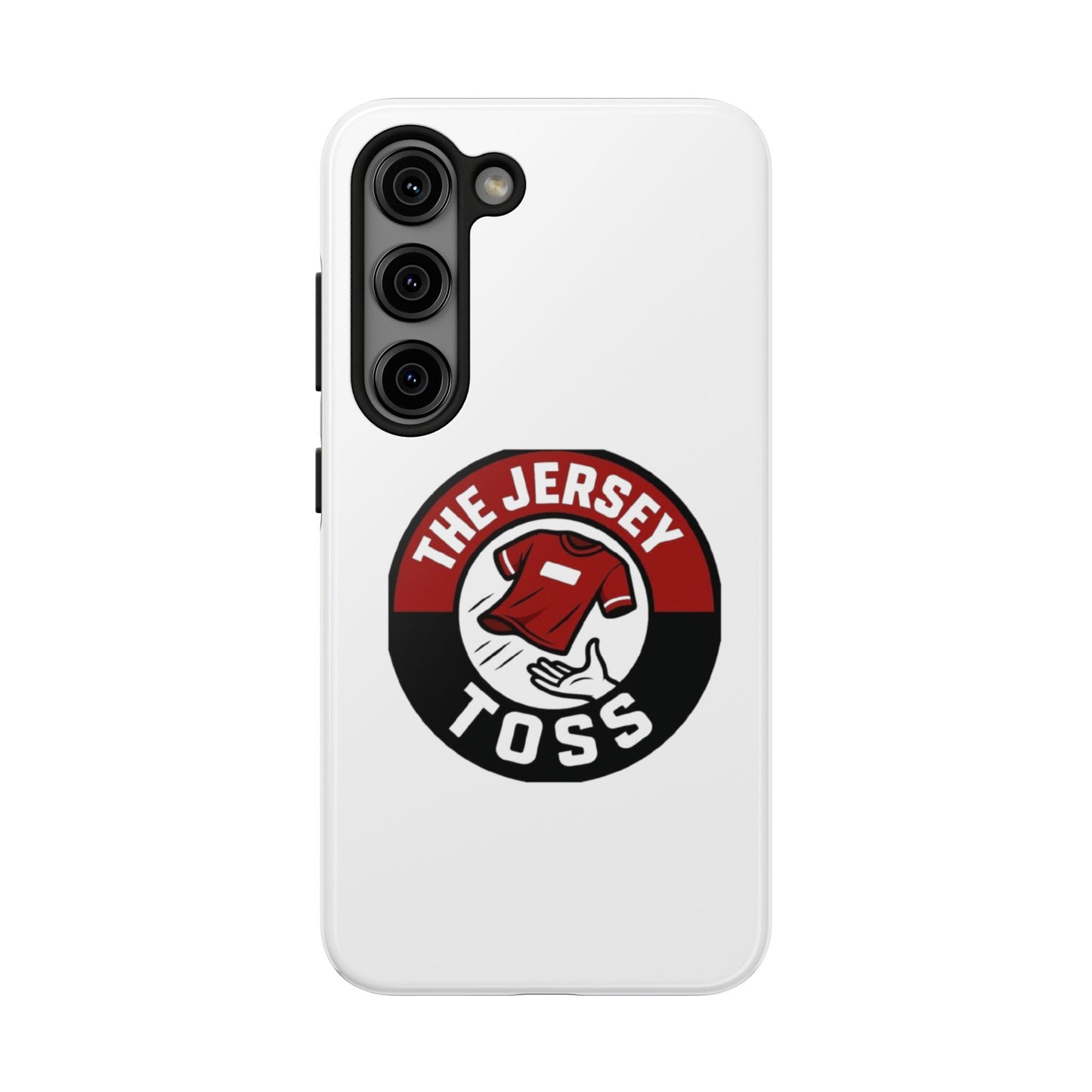 Tough Phone Cases with 'The Jersey Toss' Design - Sports Gifts, Cool Accessories, Football Fan Merchandise, Unique Decor, Gift for Him/Her